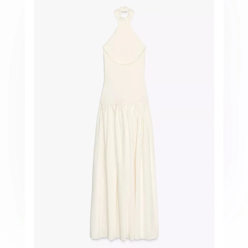 Zara Combination Halter Dress - Picture 4 of 7